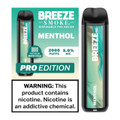 NOVA PUFFS promotional image of Breeze Pro 2000 Puff 5% nicotine device