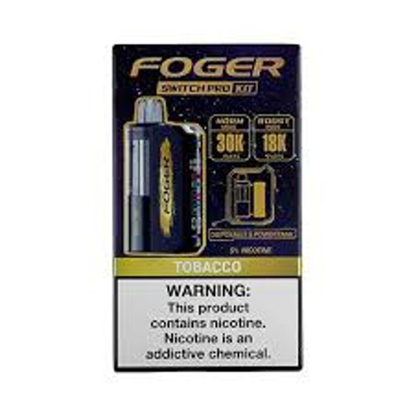 FOGER Switch Pro Classic Tobacco Reserve featured on NOVA PUFFS