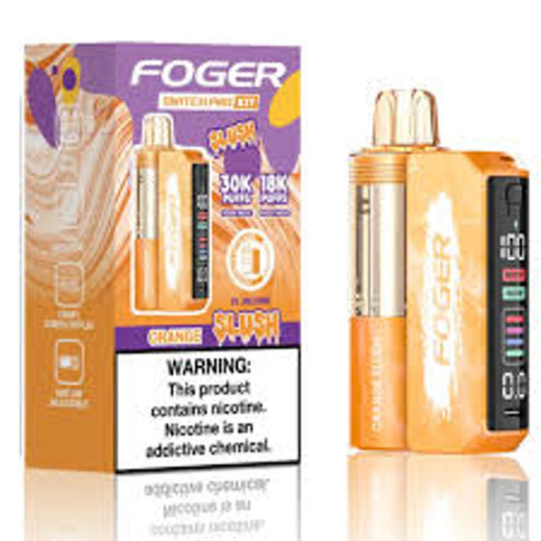 FOGER Switch Pro Kit 30K – Orange Slush flavor featured at NOVA PUFFS