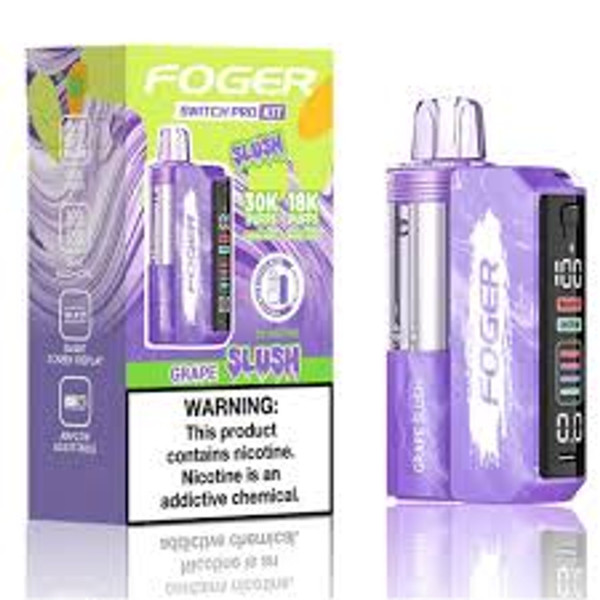 FOGER Switch Pro Kit 30K – Grape Slush flavor featured at NOVA PUFFS