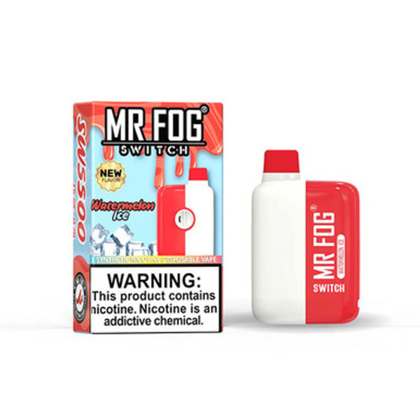 Flavorful MR. FOG Switch 2.0 5% Nicotine vape shown at NOVA PUFFS