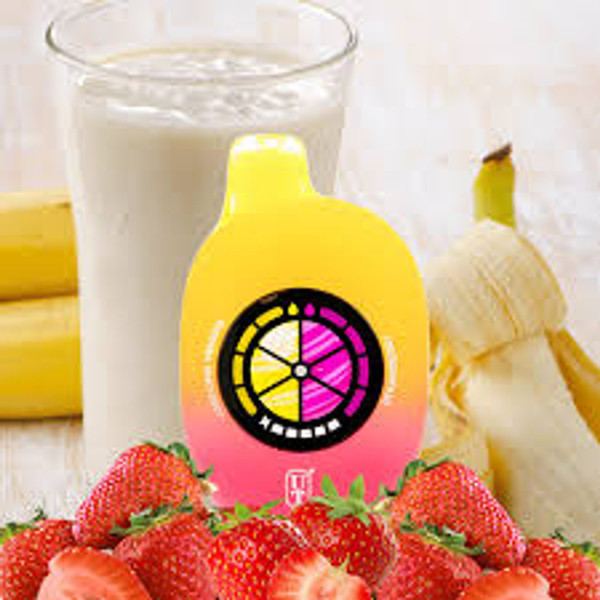 FLUM UT Banana Smoothie Strawberry 50K Puff featured at NOVA PUFFS