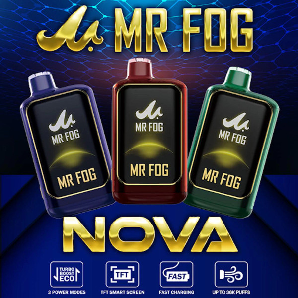 MR. FOG NOVA 36,000 Puffs 5% Nicotine Salt featured at NOVA PUFFS