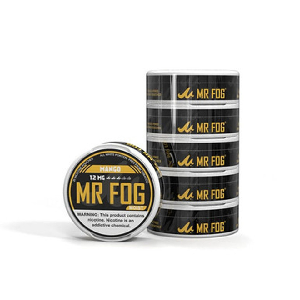 MR FOG 12mg nicotine pouches, convenient display packs – NOVA PUFFS
