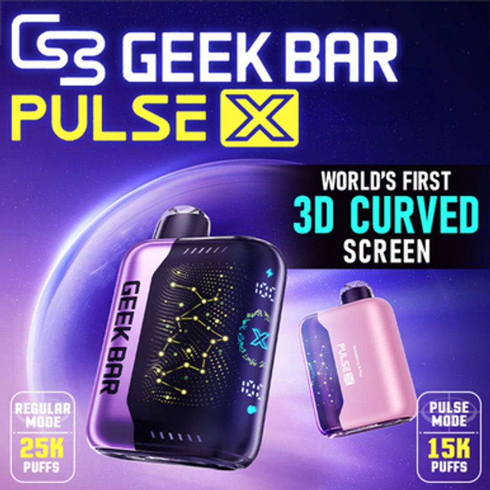 Long-lasting Geek Bar Pulse X disposable vape, 25,000 puffs – NOVA PUFFS