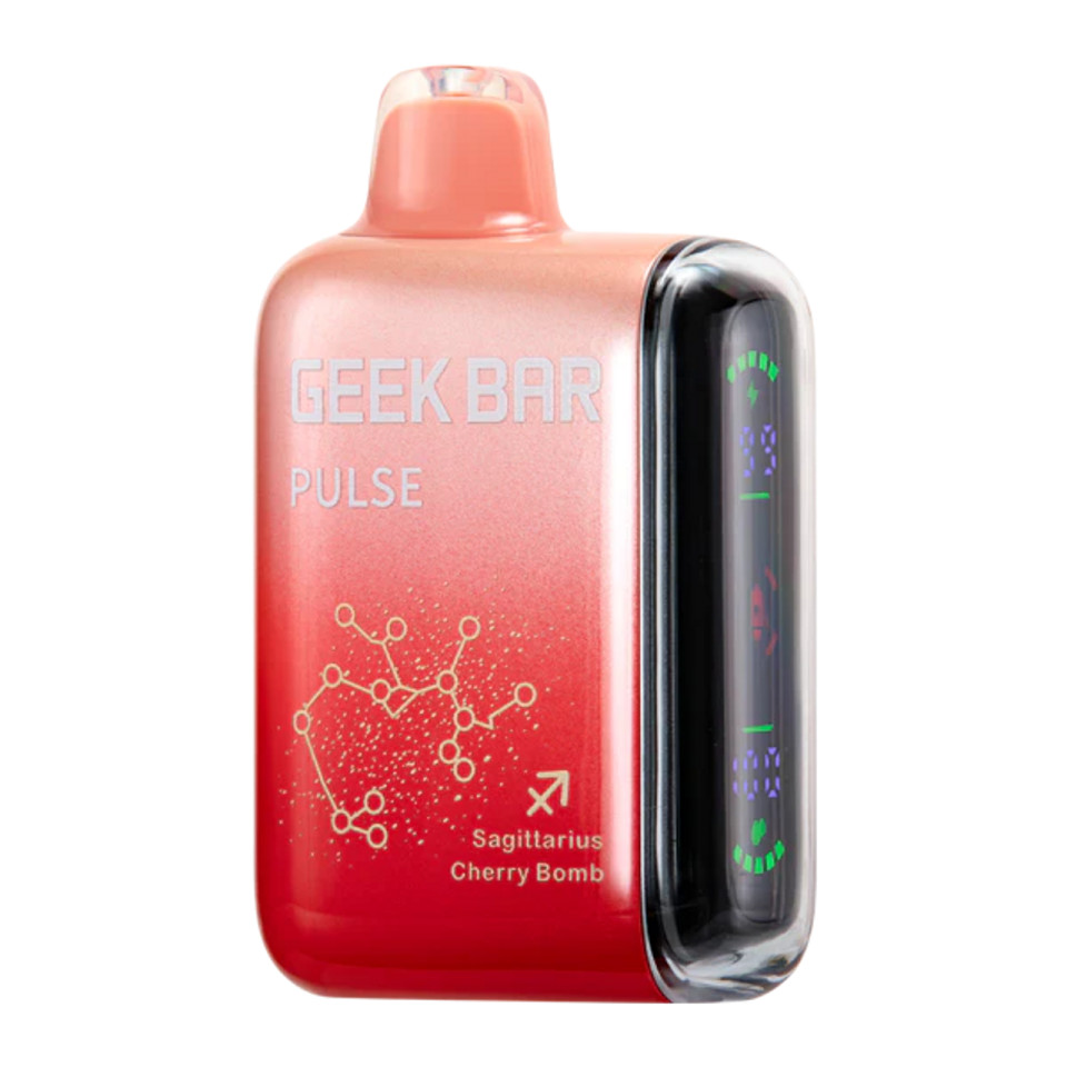 Geek Bar Pulse rechargeable vape, 15,000 puffs, Cherry Bomb – NOVA PUFFS