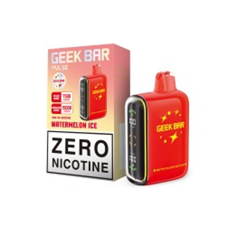Rechargeable 16ml Geek Bar Pulse Zero Nic – Clean, nicotine-free device