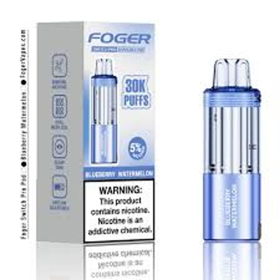 FOGER Switch Pro Pod 30K – Blueberry Watermelon flavor featured at NOVA PUFFS