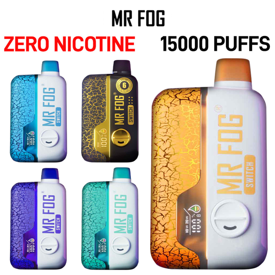 MR. FOG Switch 15,000 Zero Nicotine featured at NOVA PUFFS