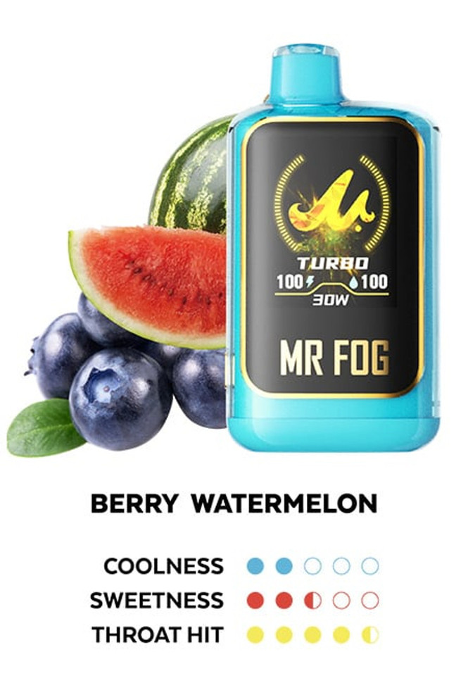 MR. FOG NOVA Berry Watermelon 36K Puff Steezy vape featured at NOVA PUFFS