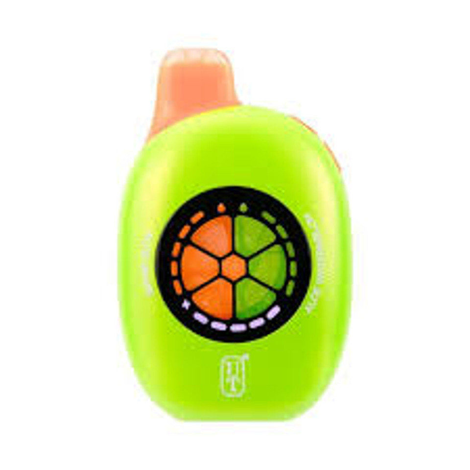 Disposable FLUM UT vape featuring aloe-based grape and watermelon blends
