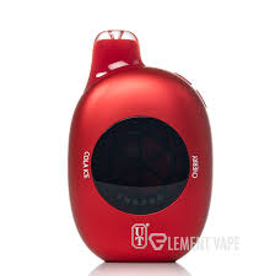 Close-up of FLUM UT 50,000 Puff Cola Ice & Cherry vape at Nova Puffs