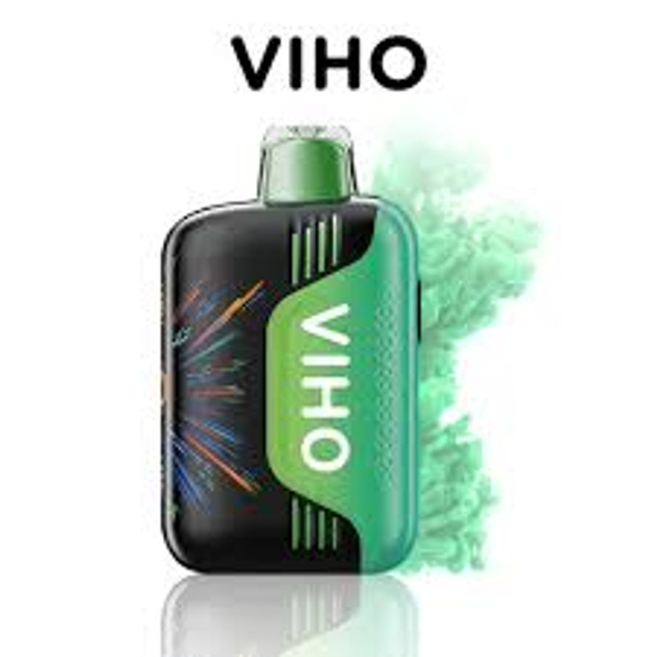 VIHO TRX Lemon Refresher highlighting 50,000 puffs with zesty citrus flavor at Nova Puffs