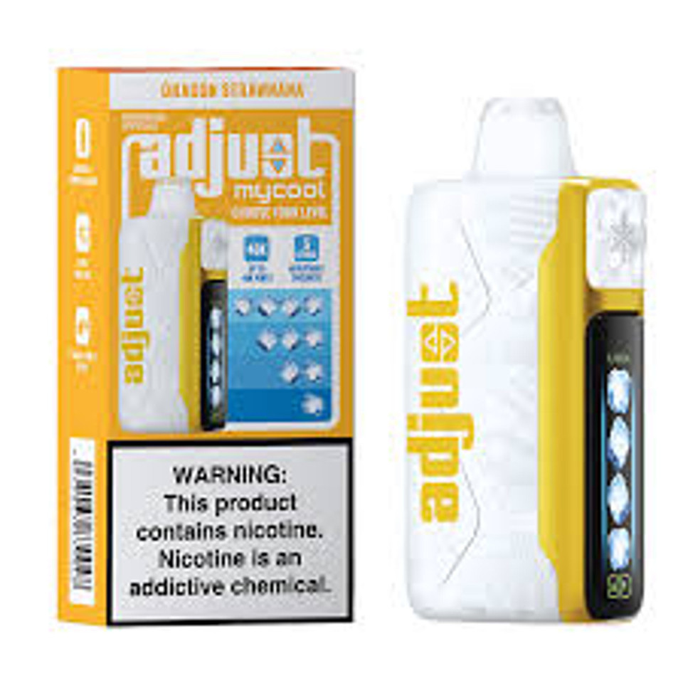 Dragon Strawnana 40K disposable vape device standing upright