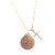 Lord's Prayer Medallion Chain with Cross