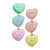 Valentine's Conversation Heart Enamel Earrings
