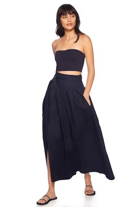 スカート MONOHA : 25SS / Silky shirring long skirt (3colors) MONOHA] / ☆ 25SS Silky shirring long skirt / 3 colors