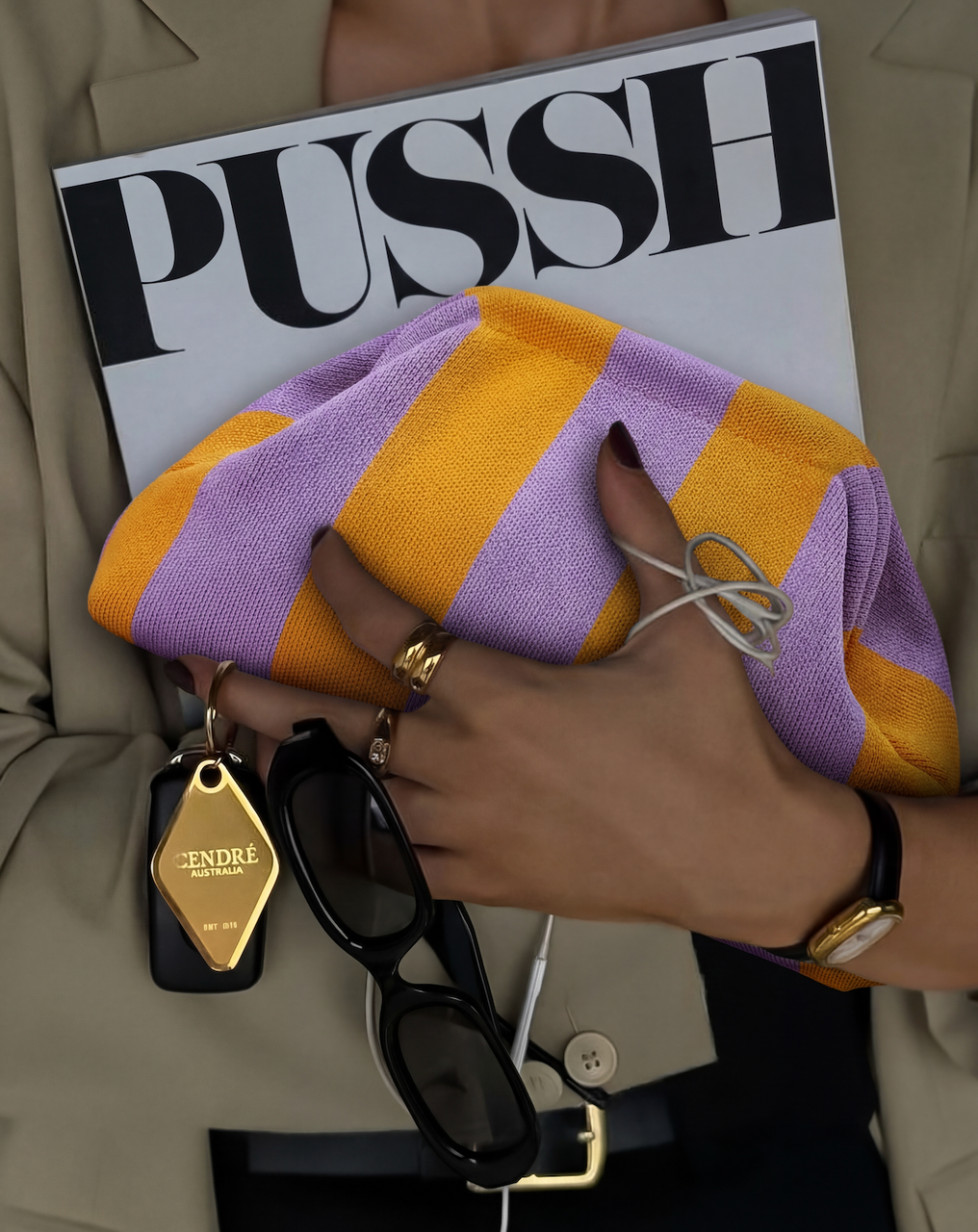 CITY GIRL POUCH - LILAC (2)