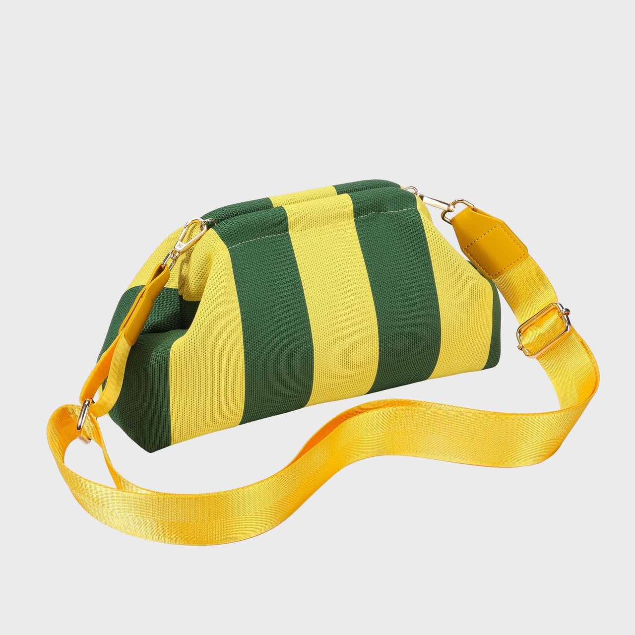CITY GIRL POUCH + STRAP - LIME