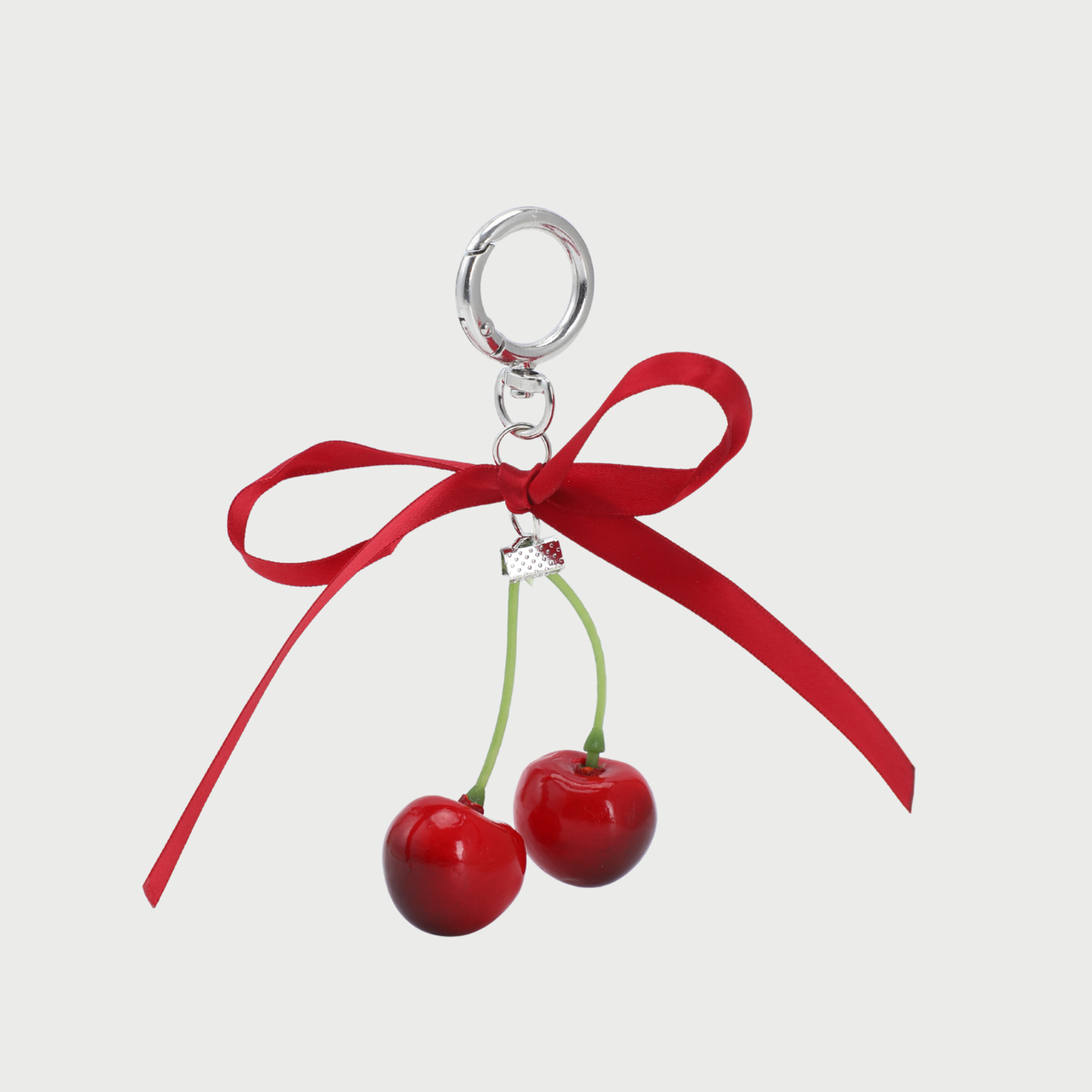 CHERRY BOW CHARM - PINK