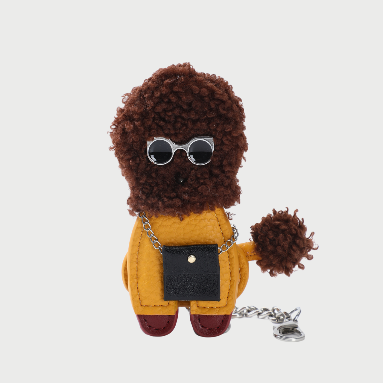 FUNKY POODLE CHARM - BROWN