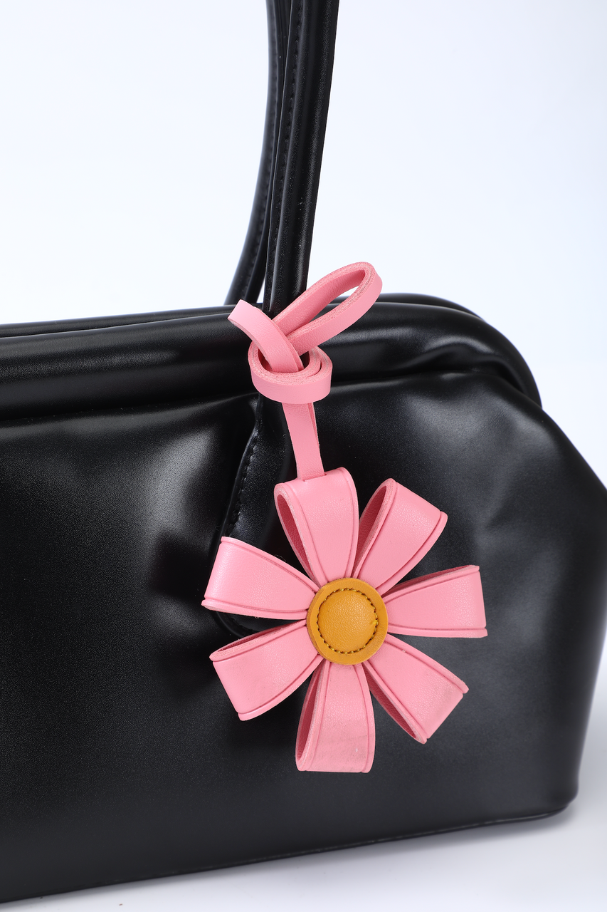 FLOWER CHARM - BLACK