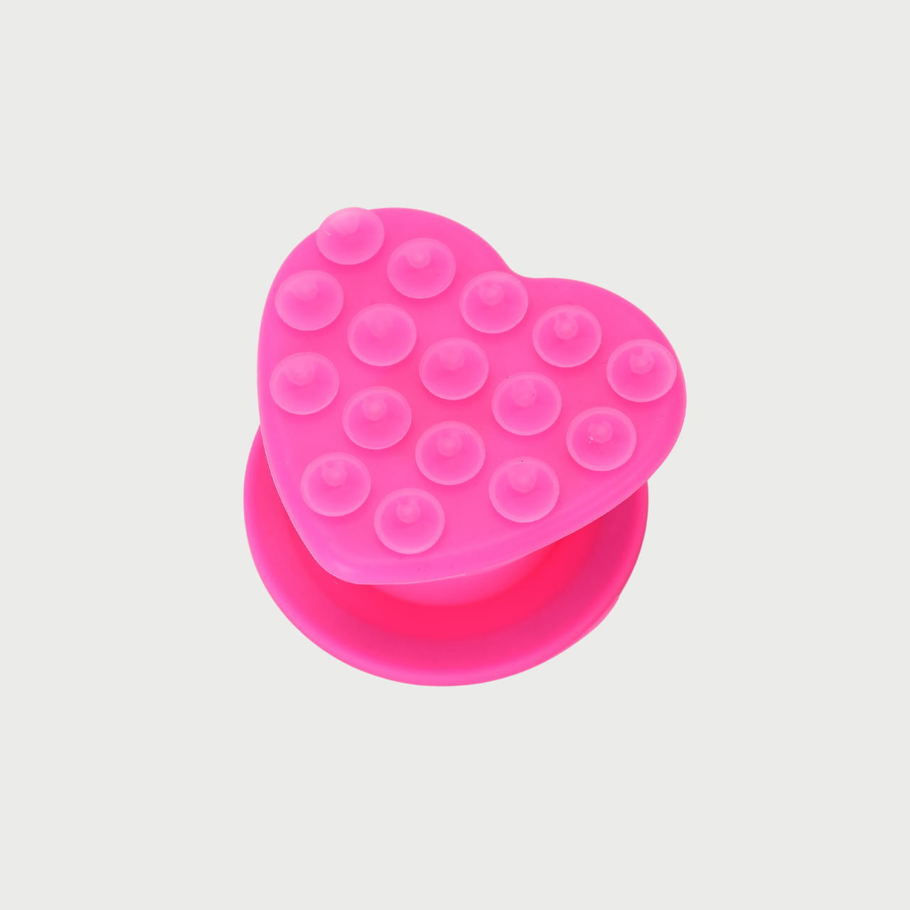 HEART SUCTION GRIP - HOT PINK