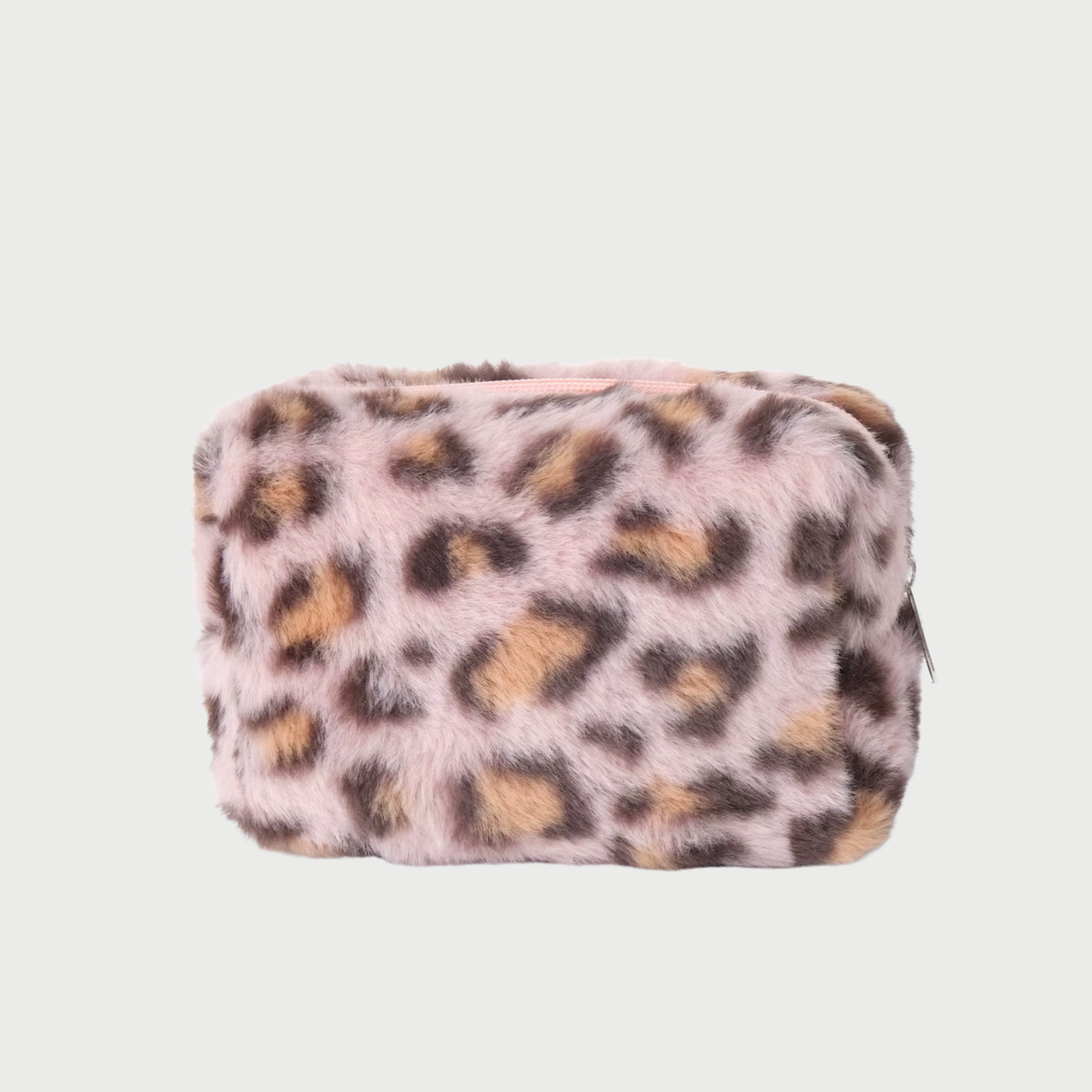 FLUFFY POUCH - LEOPARD