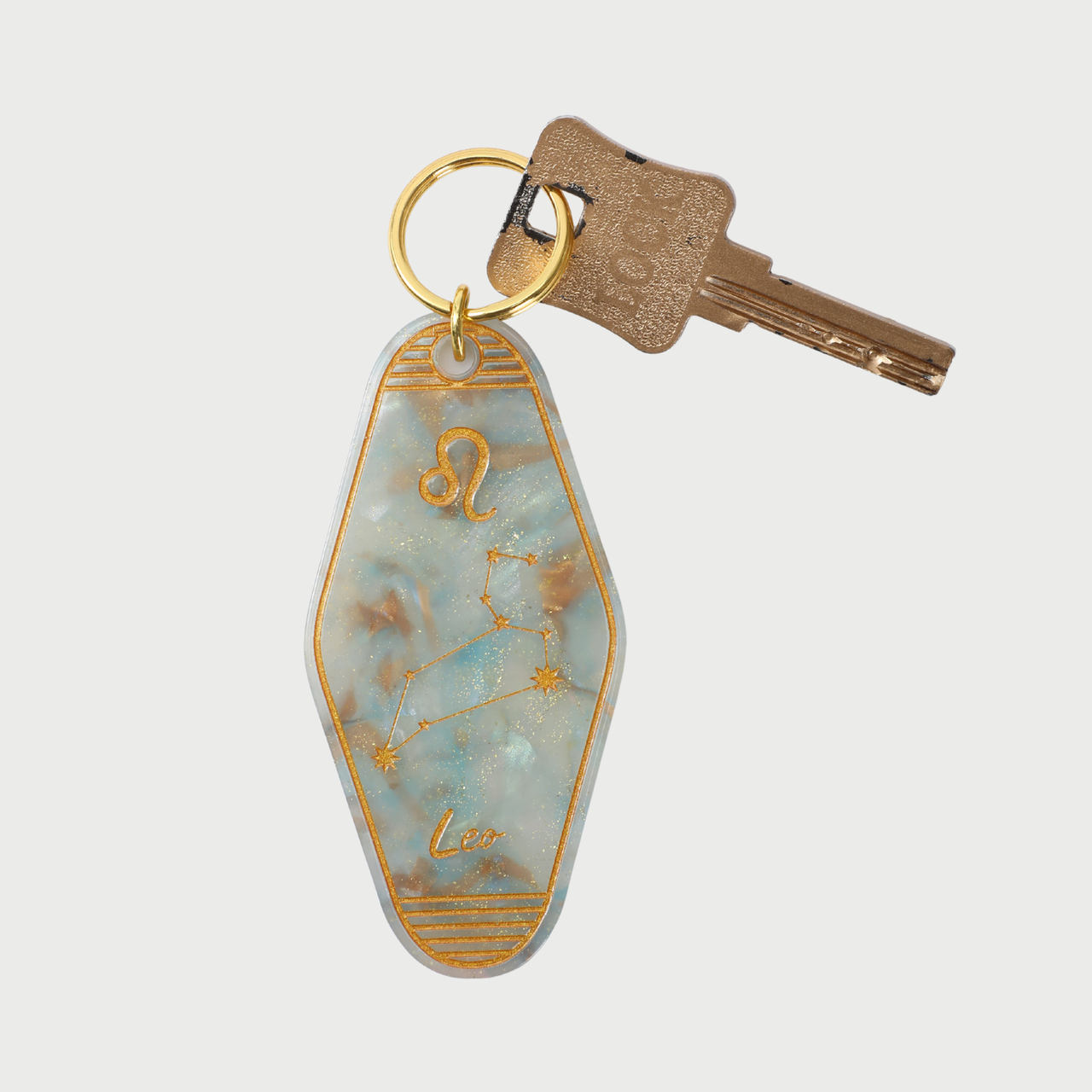 LEO KEYCHAIN - BLUE