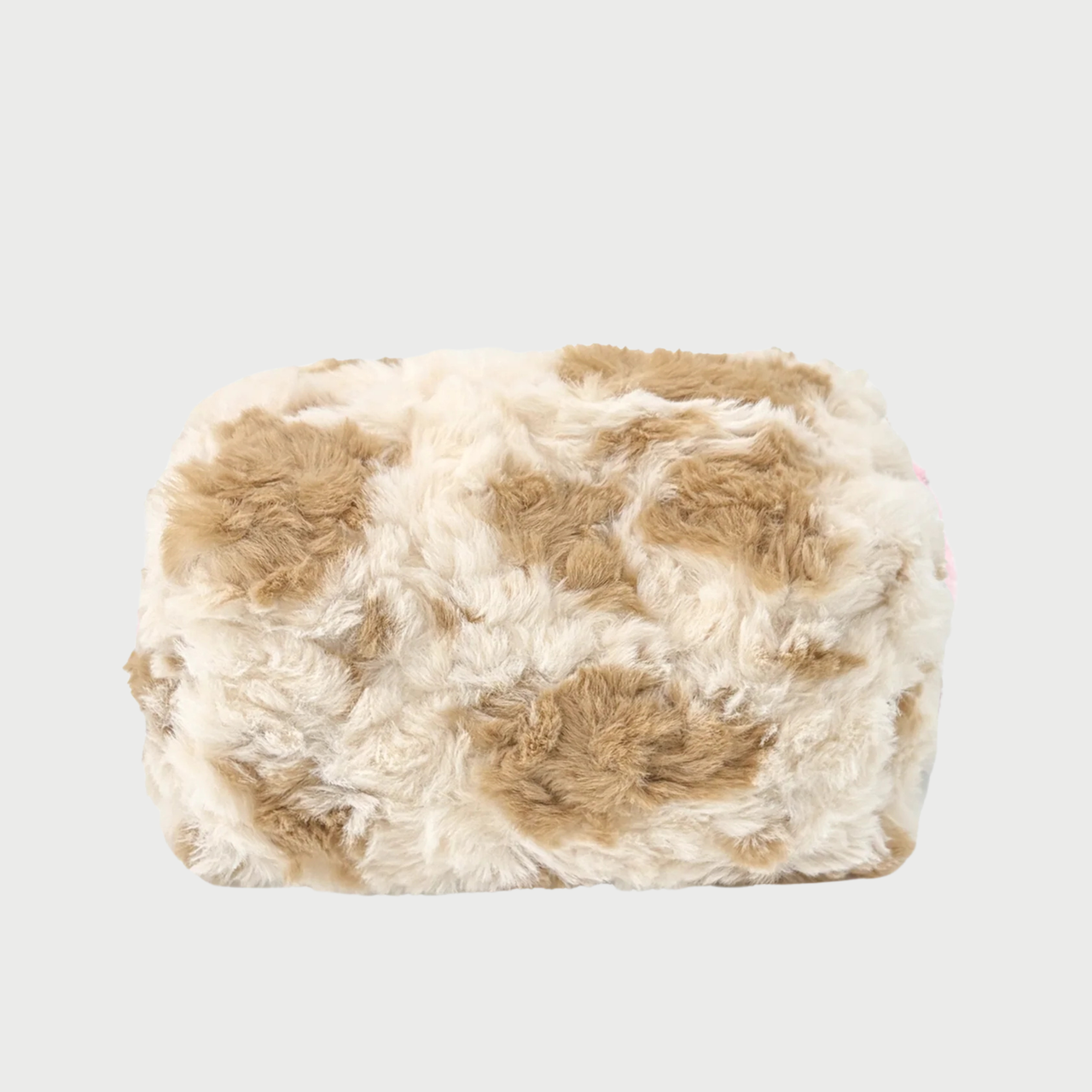 FLUFFY COW POUCH - PINK