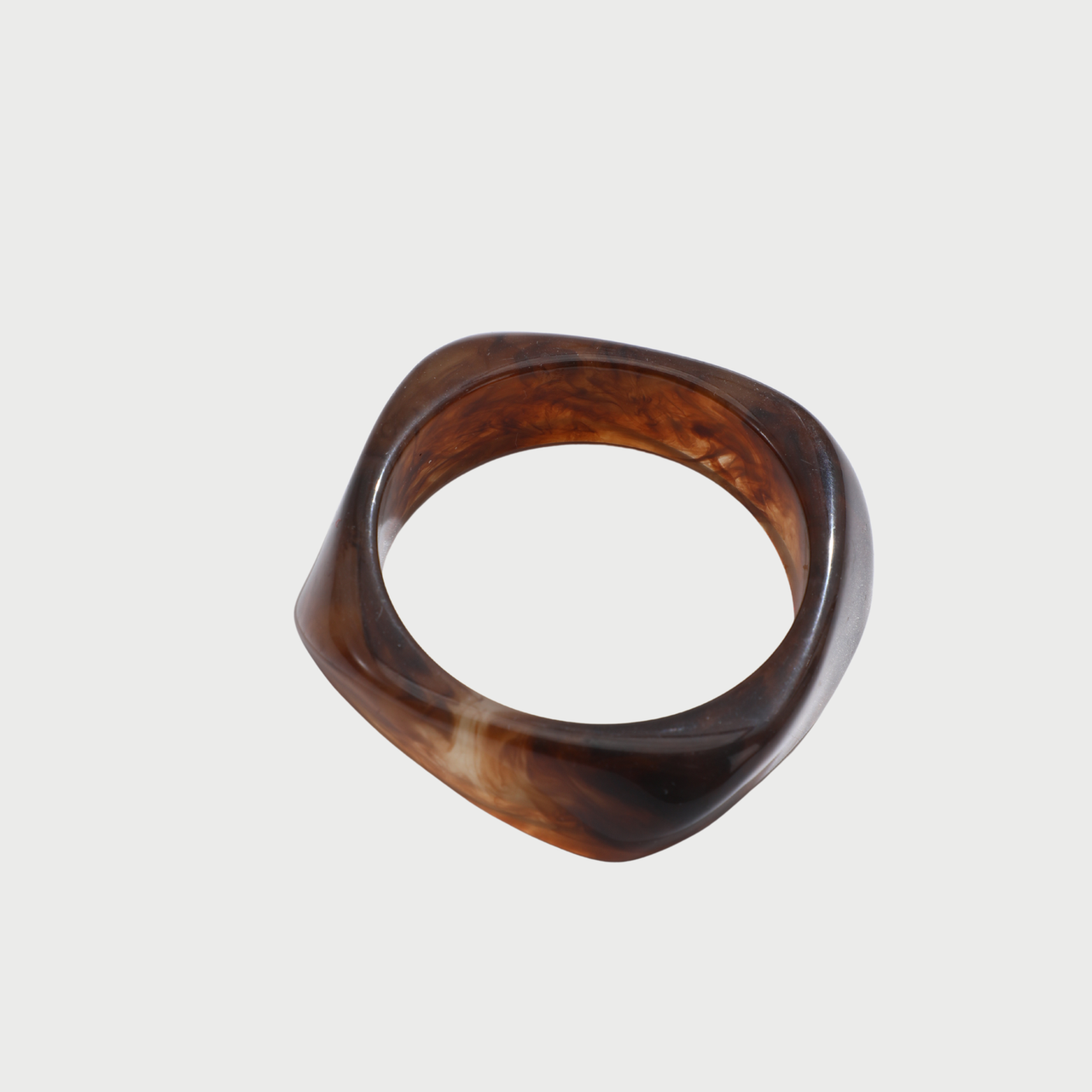 BANGLE BRACELET - LIGHT BROWN