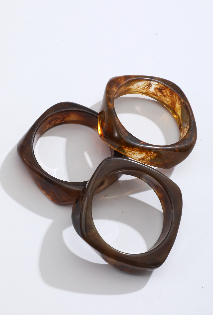BANGLE BRACELET - CHOCO