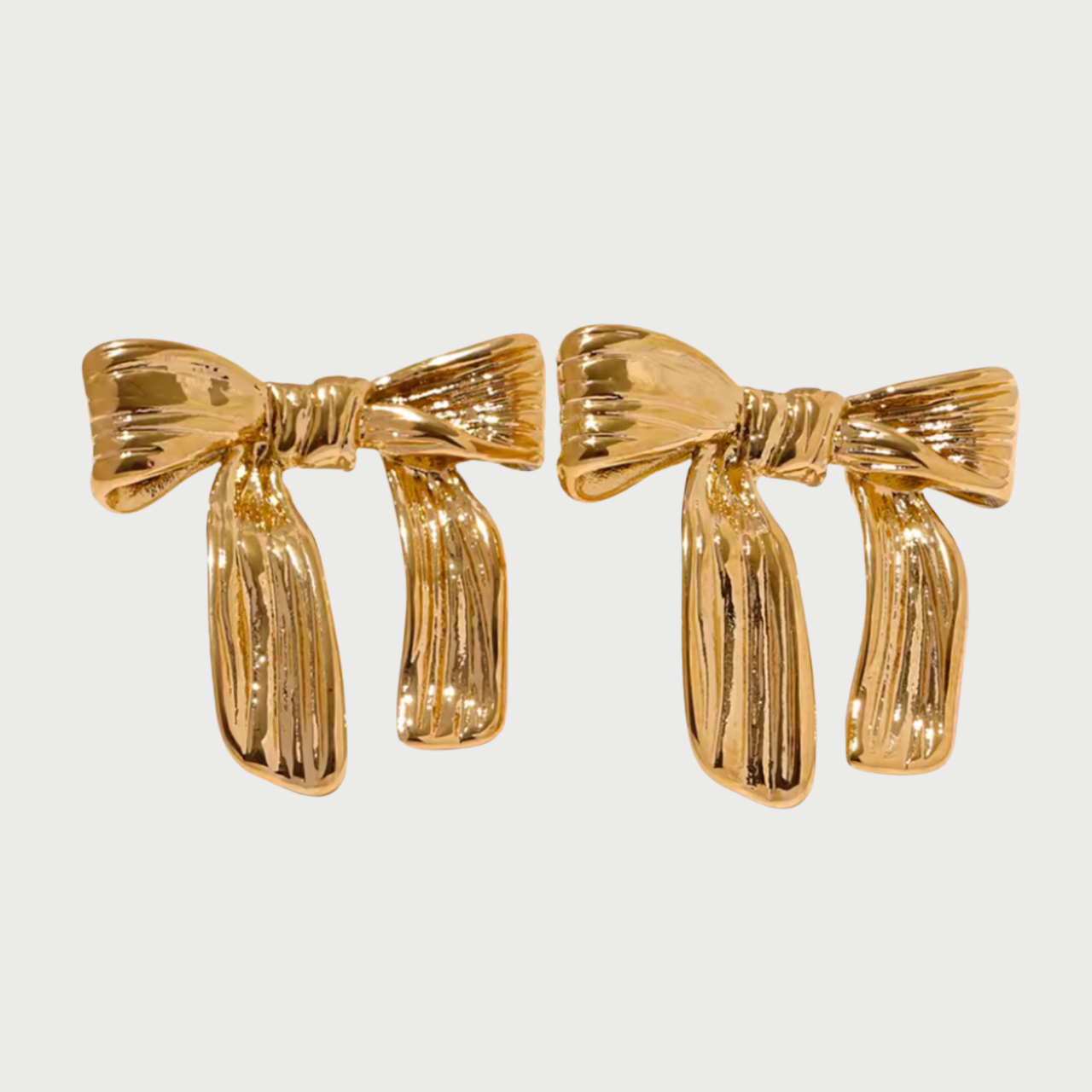 BOW EARRINGS - GOLD