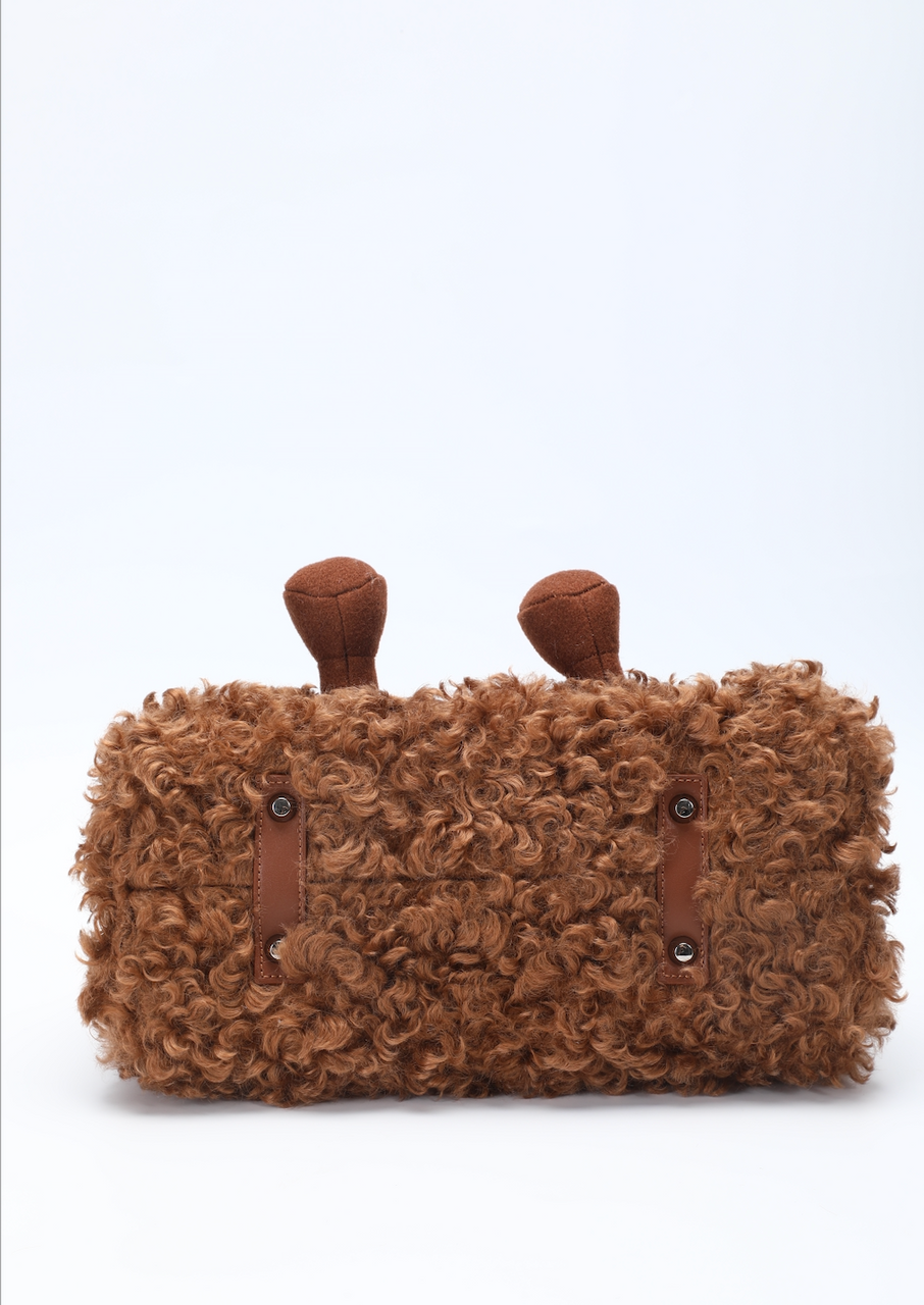 TOY POODLE BAG - BROWN