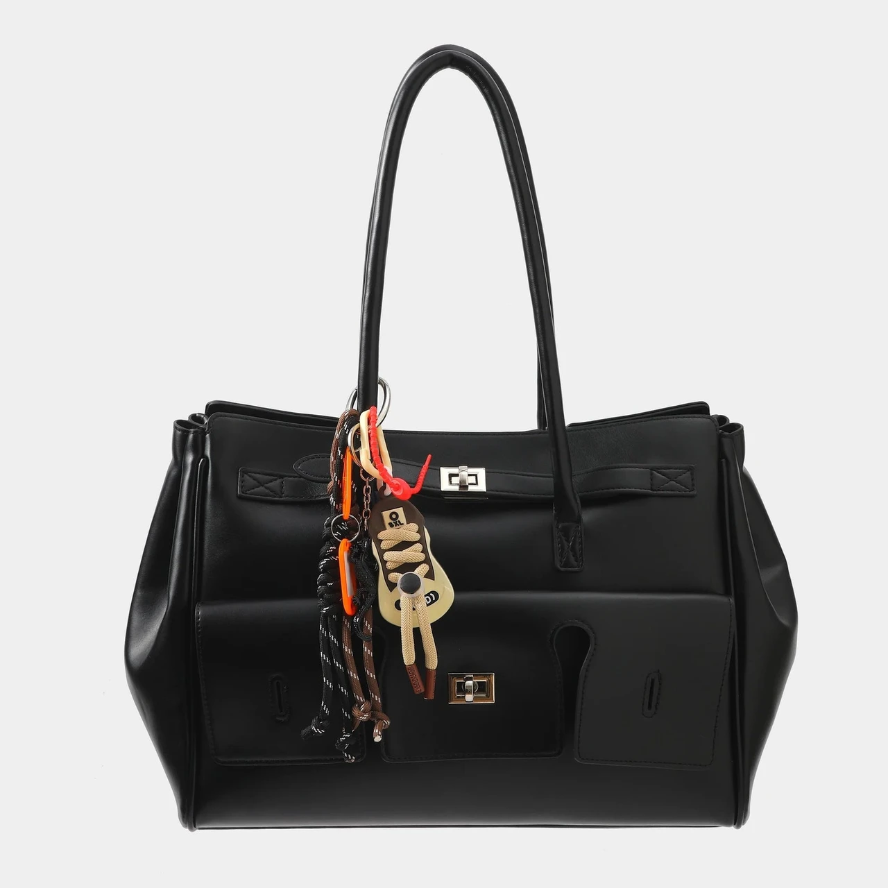 BAG CHARM SET - BROWN