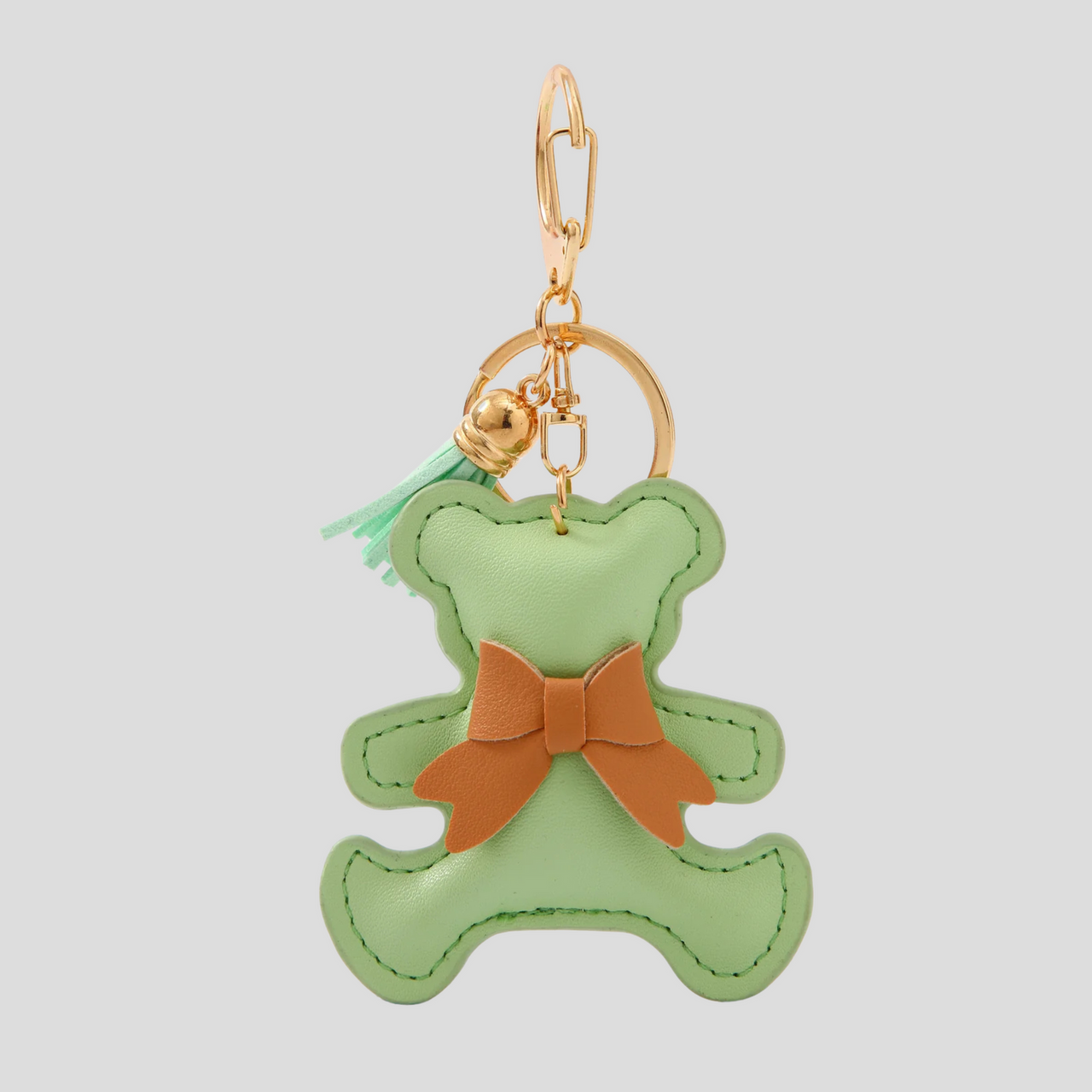 BEAR BAG CHARM - GREEN