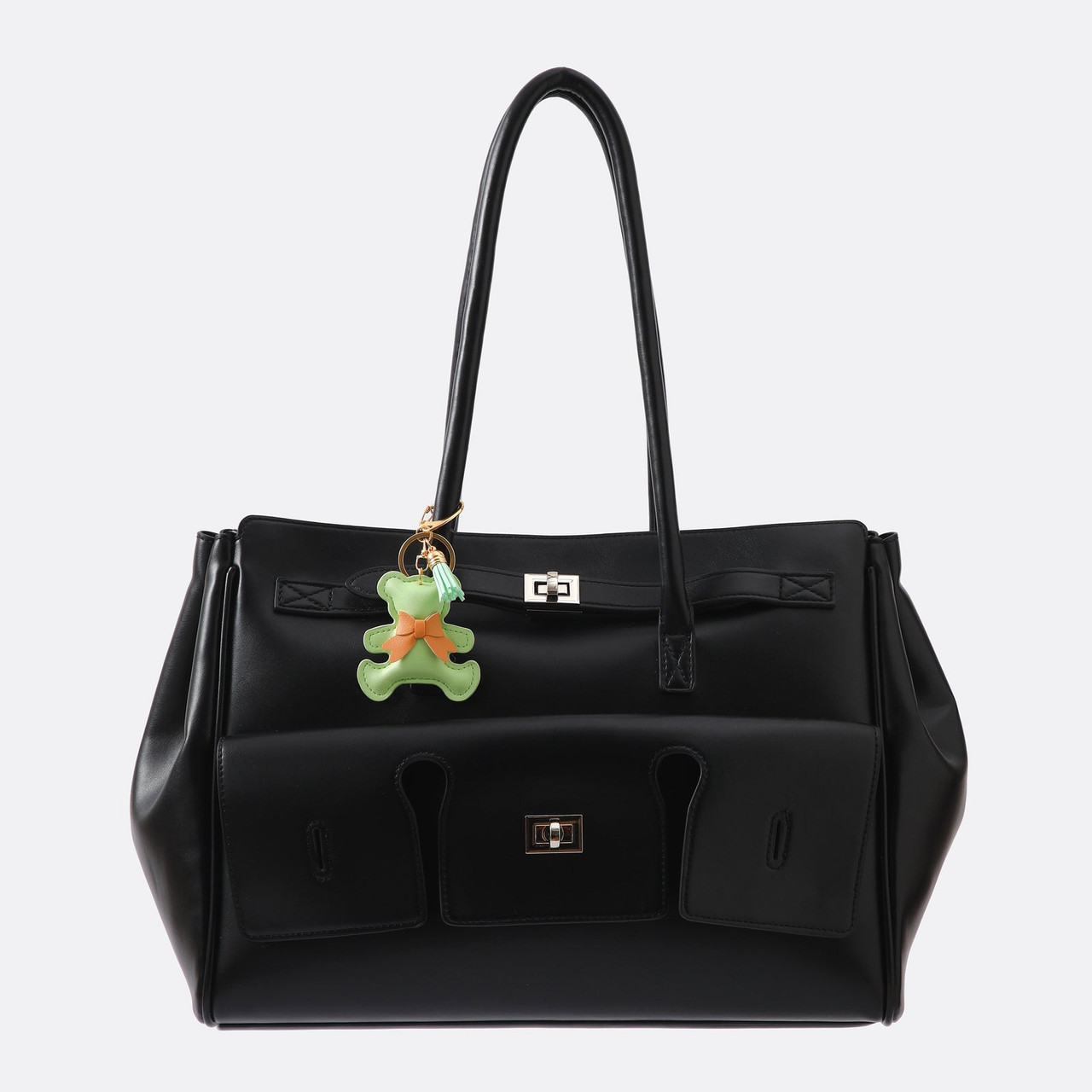 BEAR BAG CHARM - GREEN