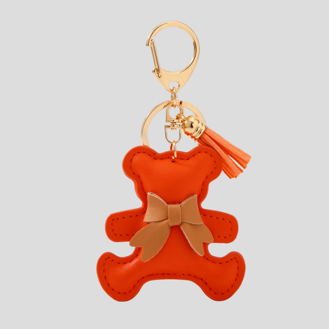 BEAR BAG CHARM - ORANGE