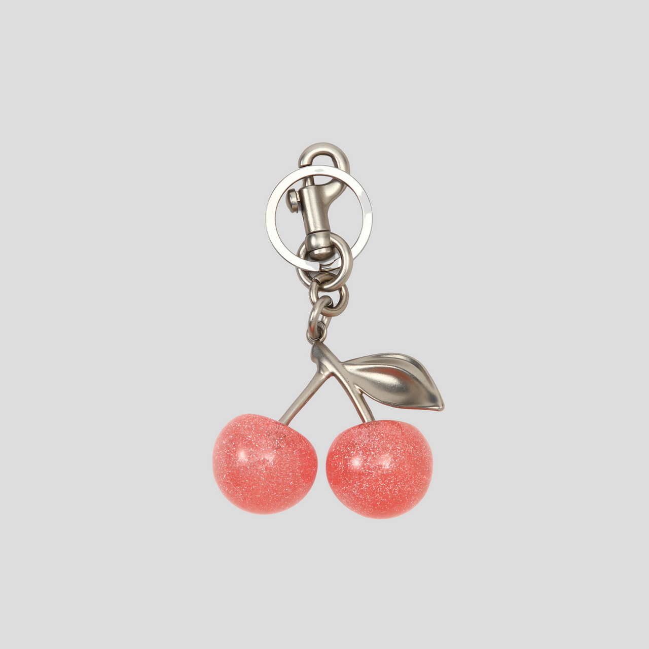 CHERRY BAG CHARM - PINK