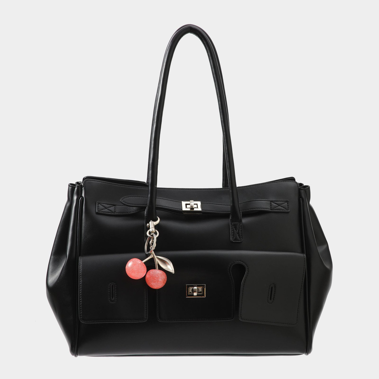 CHERRY BAG CHARM - PINK