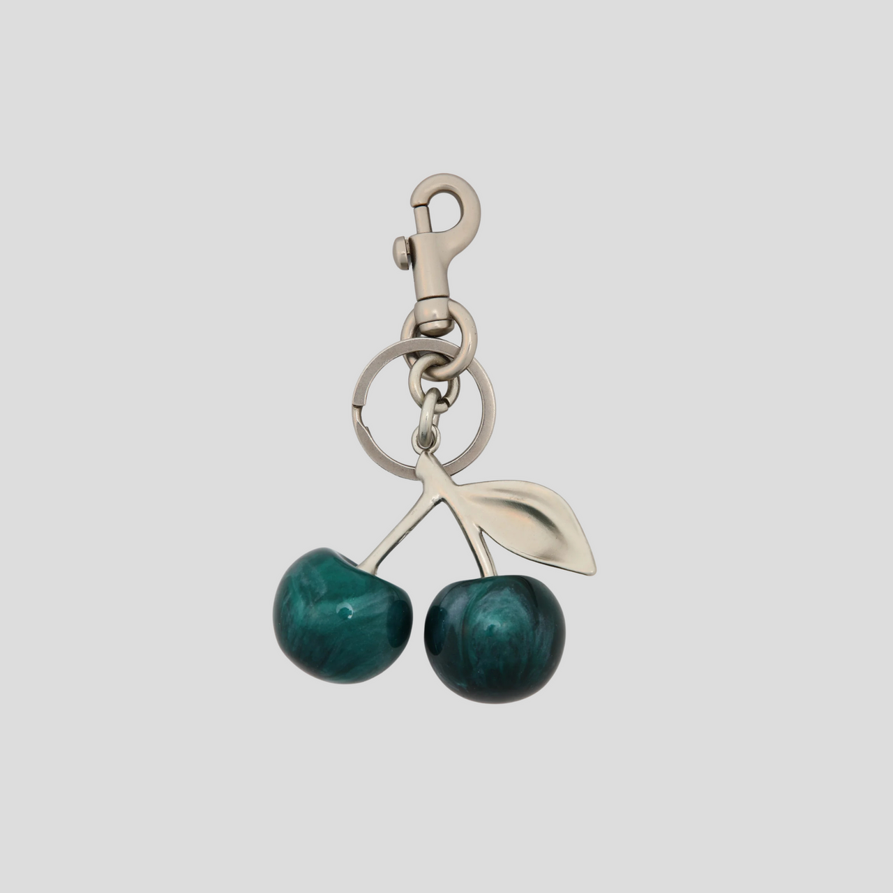 CHERRY BAG CHARM - GREEN