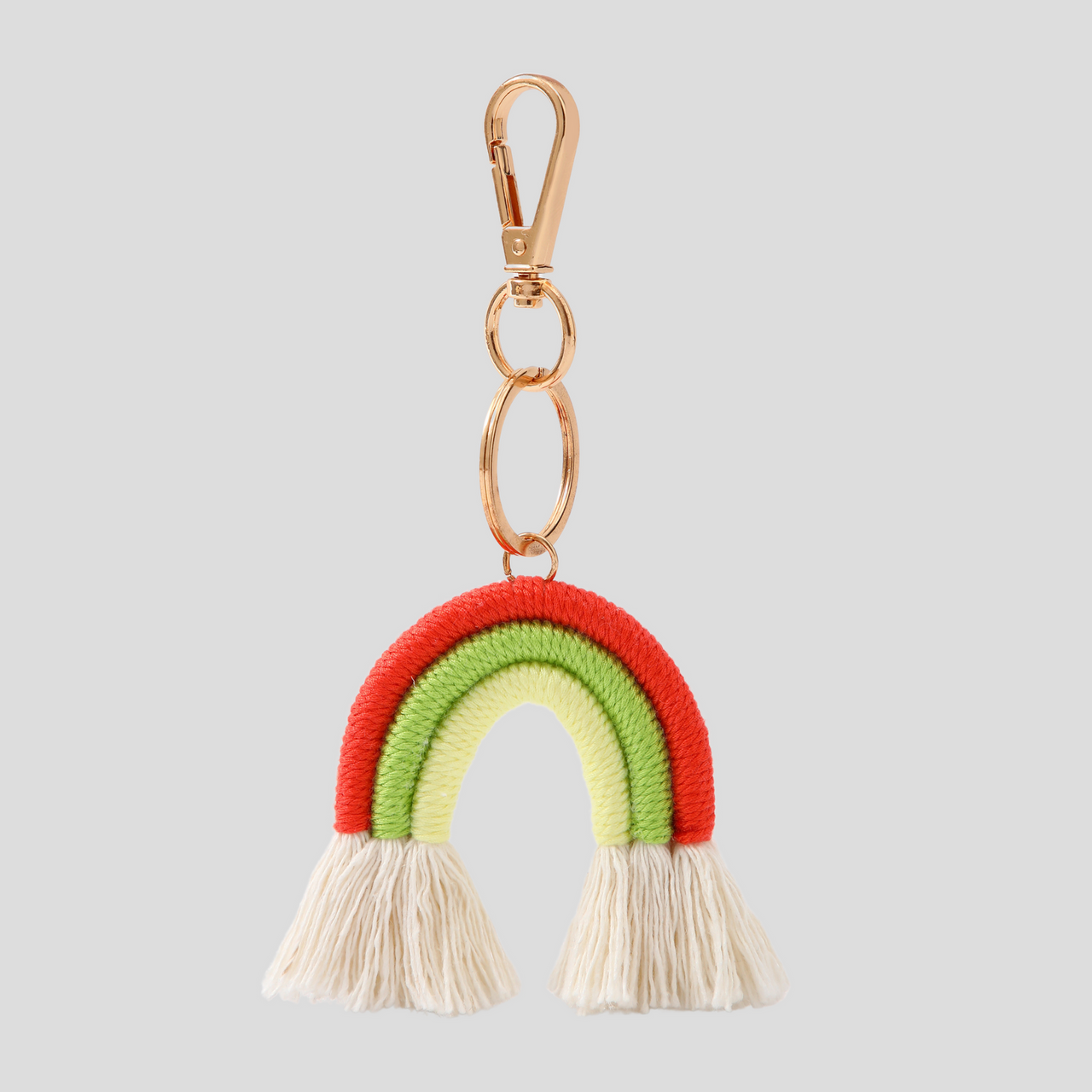 RAINBOW BAG CHARM - ORANGE