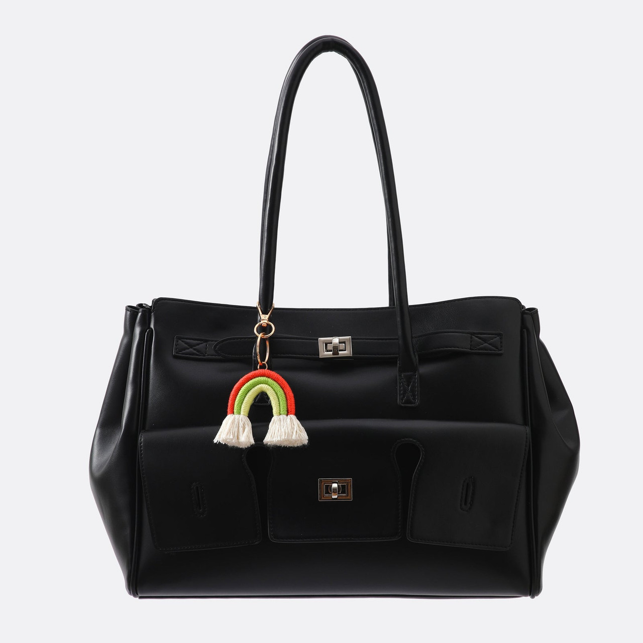 RAINBOW BAG CHARM - ORANGE