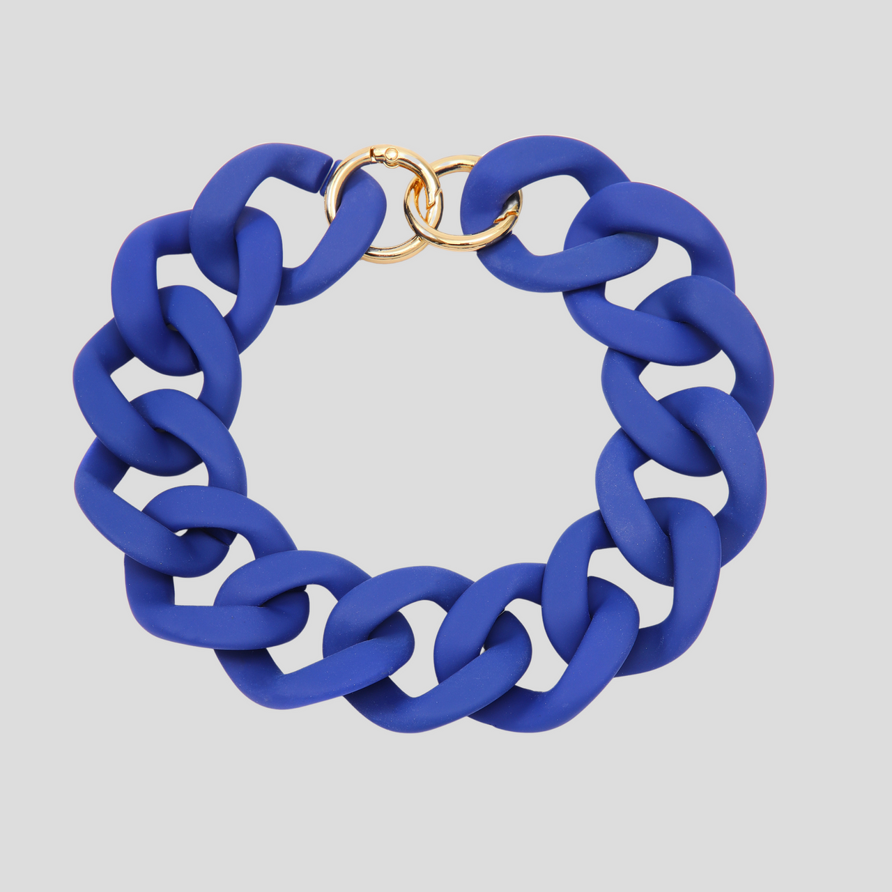 CHAIN BAG CHARM - BLUE