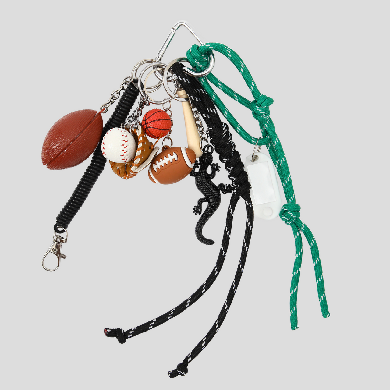 BAG CHARM SET - GREEN