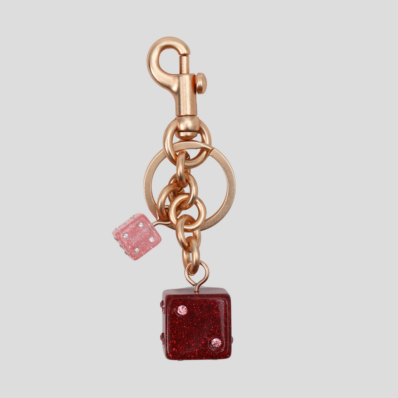 CUBE BAG CHARM - RED