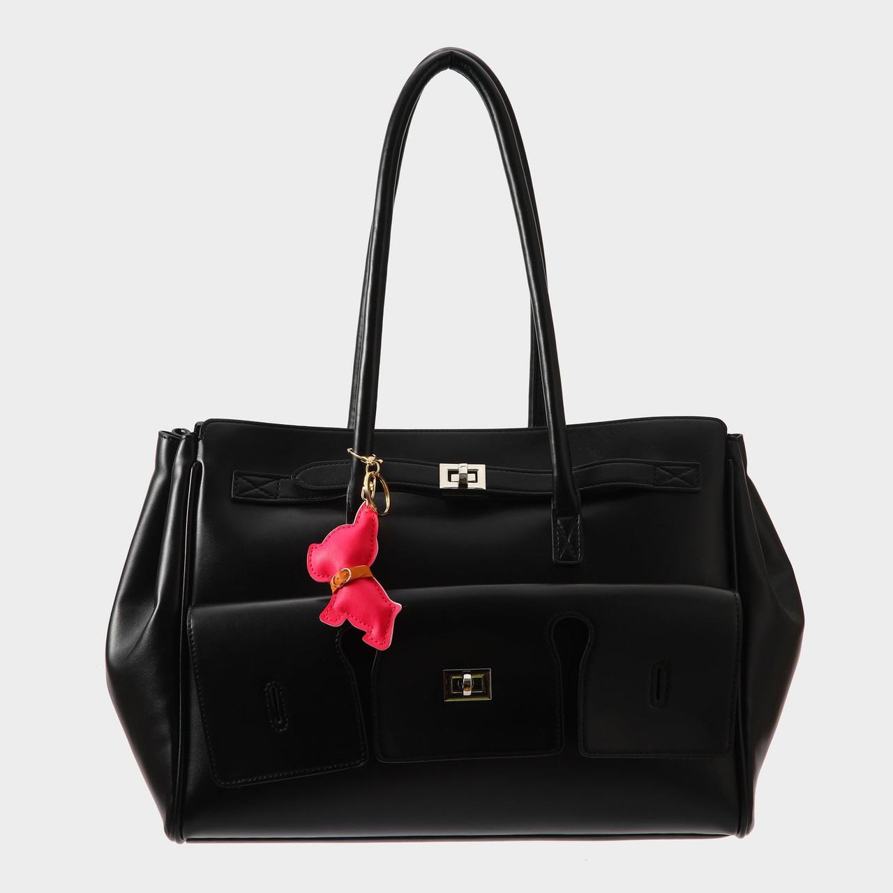 DOG BAG CHARM - HOT PINK