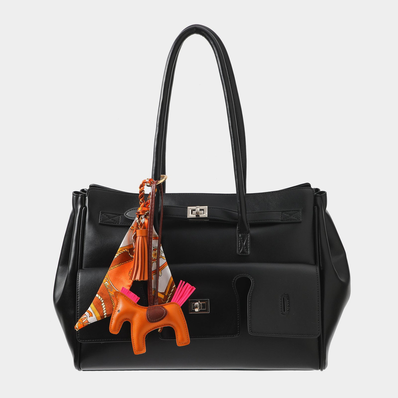 PONY BAG CHARM - BROWN