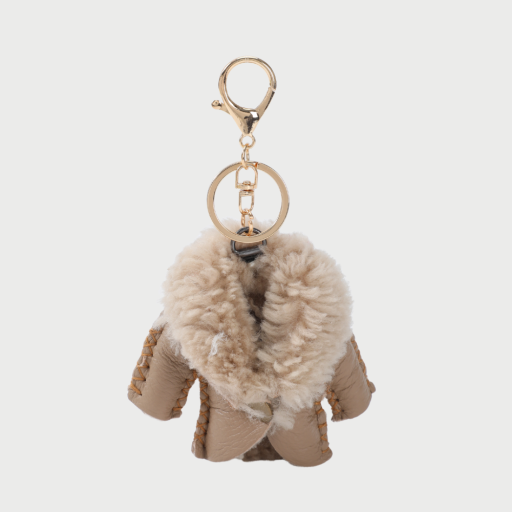 COAT CHARM - TAUPE