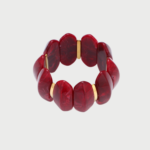 MARBLE BANGLE - BURGUNDY